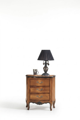 Comodino con 3 cassetti mobile in legno design mobili italiani nuovi