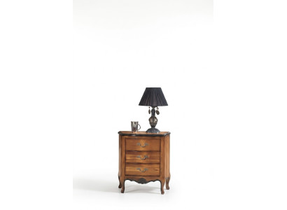 Comodino con 3 cassetti mobile in legno design mobili italiani nuovi
