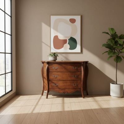 Comò marrone stile italiano in legno mobili classici design di mobili nuovi