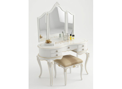 Toletta con specchio Set completo Camera da letto Nuovo 2 pezzi Console