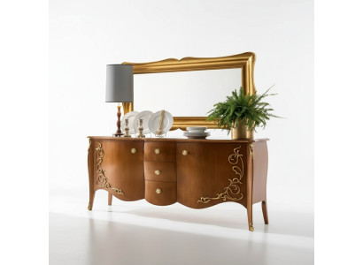 Sideboard Mobili italiani Specchio 2 pezzi Comò Sideboard Armadio Legno