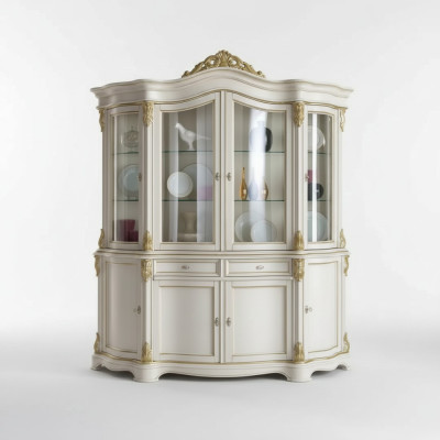 Vetrina Mobile di lusso italiano Vetrina Anfora Armadio Design in vetro