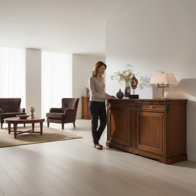 Sideboard Mobili italiani Massiccio Soggiorno Comò Armadio Legno Nuovo