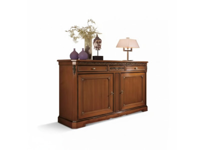 Sideboard Mobili italiani Massiccio Soggiorno Comò Armadio Legno Nuovo