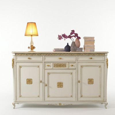 Sala da soggiorno di lusso in legno Comò credenza Mobiletto armadio in legno