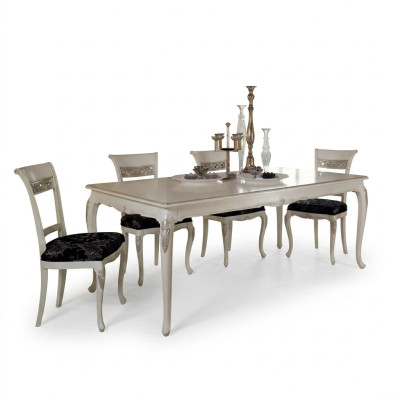 Set sala da pranzo Tavolo da pranzo 4 sedie Set tavolo Gruppo 5 pezzi Completo