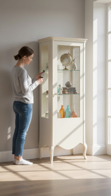 Vetrina credenza lusso vetro armadio armadi bianco legno design mobili nuovi