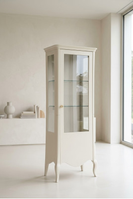 Vetrina credenza lusso vetro armadio armadi bianco legno design mobili nuovi
