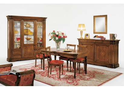 Tavolo da pranzo 4 sedie Set da pranzo Sideboard Tavolo Set Tavolo da pranzo 7 pezzi