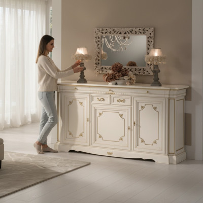 Comò credenza armadio in legno credenze mobili italiani massicci nuovi