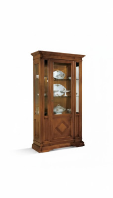 Soggiorno Vetrina di lusso Armadio Vetrina in legno Stile italiano Mobili