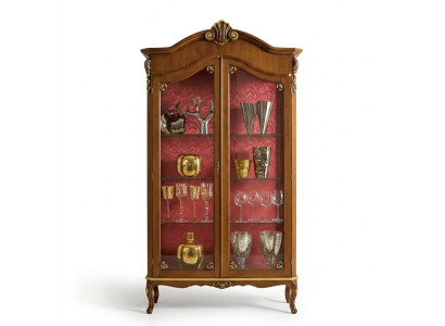 Vetrina in legno mobili vetro armadio marrone vetrine soggiorno credenza nuovo