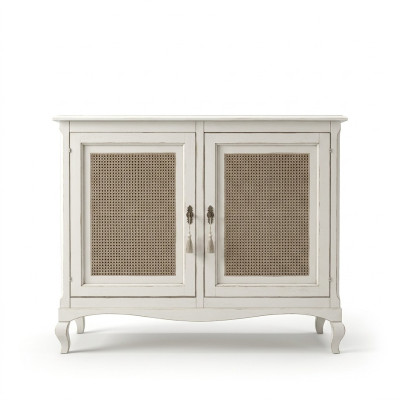 Mobiletto credenza credenza armadi cassettiere in legno arredamento di lusso bianco