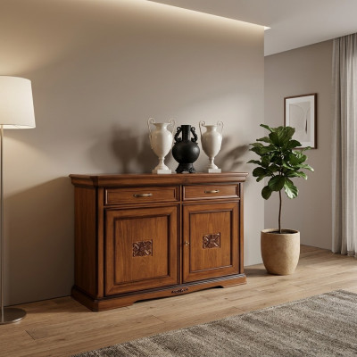 Lusso credenza in legno marrone per soggiorno mobili credenza nuovo