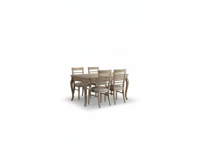 Set da pranzo Tavolo da pranzo 4 sedie Set tavolo Set da pranzo classico 5 pezzi.