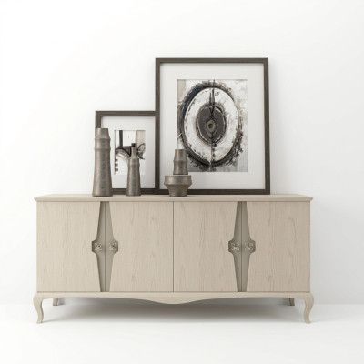 Sideboard Comò Tavolo Credenza Soggiorno di lusso Comodini in legno nuovi