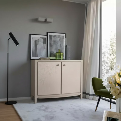 Sideboard Comò Armadio Classico Comò di lusso Soggiorno Beige