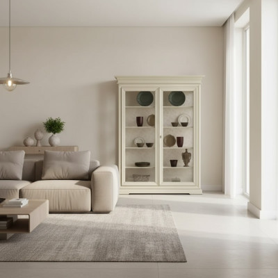 Vetrina di lusso in legno Armadio da designer Vetrine Mobili da soggiorno Nuovi