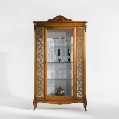 Vetrina Mobili di lusso italiani Vetrine Credenza Armadio in vetro Design