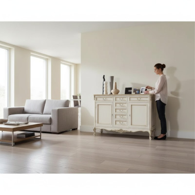 Mobile portaoggetti di lusso Sideboards armadio cassettiere bianco credenza nuovo
