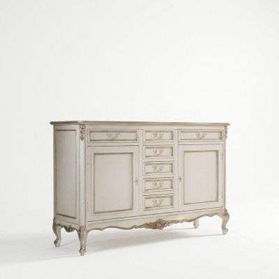 Mobile portaoggetti di lusso Sideboards armadio cassettiere bianco credenza nuovo