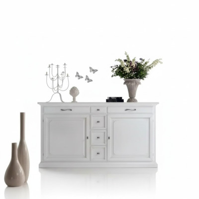 Mobile contenitore di lusso bianco in legno credenza armadietto mobile soggiorno mobili italiano