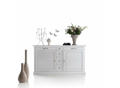Mobile contenitore di lusso bianco in legno credenza armadietto mobile soggiorno mobili italiano