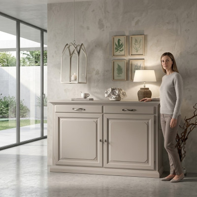 Mobile contenitore di lusso Sideboard Anrichte Sideboards Armadietto Comò Beige