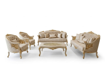 Esclusivo set di divani di lusso 3 3 1 1 posti Modern Living Room Set Edlem Set