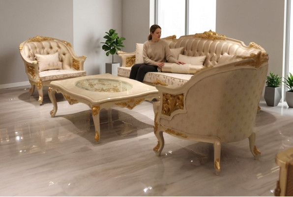 Sofà premium per il soggiorno, poltrone di lusso, poltrone moderne, set di divani nuovi.