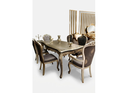Elegante sala da pranzo con 6 sedie Mobili da sala da pranzo con 6 sedie 6 sedie robuste