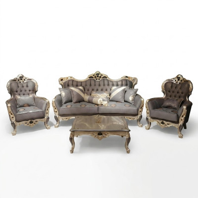 Designer soggiorno set Divano set Divano set 3+3+1+1 2x Divani 2x Poltrone