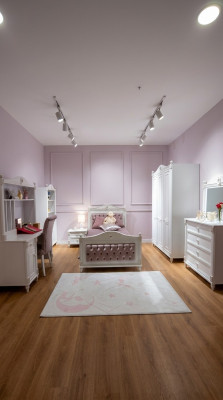 Set completo per la camera dei bambini di design. Set camera da letto mobili per bambini e ragazzi.