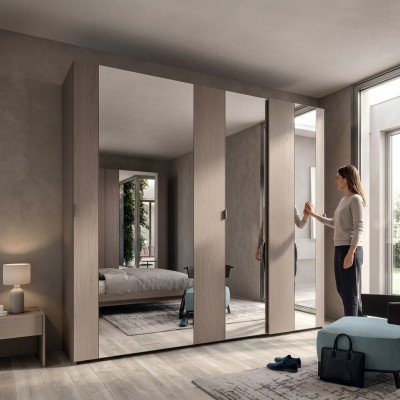 Armadio Design di lusso Camera da letto Armadi Abiti Legno Armadio