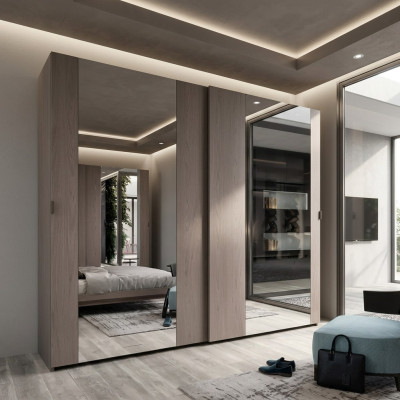 Armadio Design di lusso Camera da letto Armadi Abiti Legno Armadio