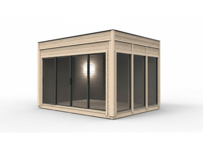 Casa di legno per campeggio Casa da giardino Piccola casa da campeggio Casa prefabbricata 464cm