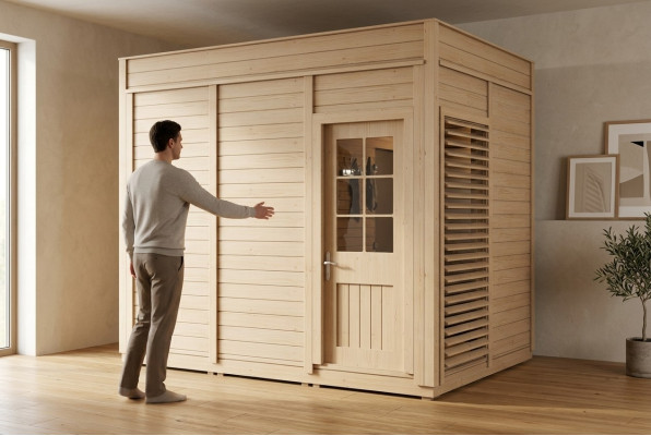 Sauna in legno Woodpro Garden Sauna in legno Sauna all'aperto Saune a secco 345x245x318