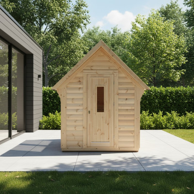 Sauna legno giardino Sauna in legno Saune all'aperto Sauna a secco 220x250x180