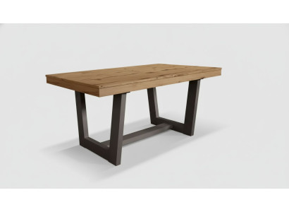 Tavolo da pranzo allungabile in legno, tavolo 160/240 x 90 x 78 cm, stile moderno.