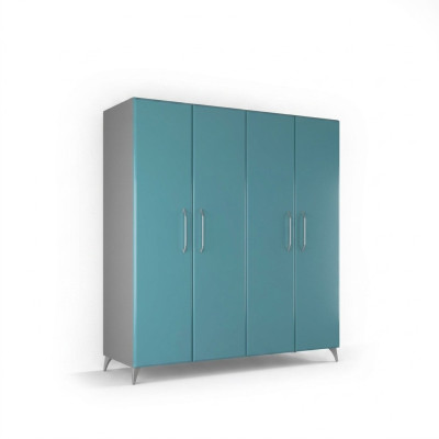 Armadio Camera Da Letto In Legno Moderno Armadio Armadi Blu