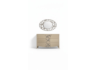Camera da letto Comò Specchio Credenza Comodini Legno Design moderno di lusso