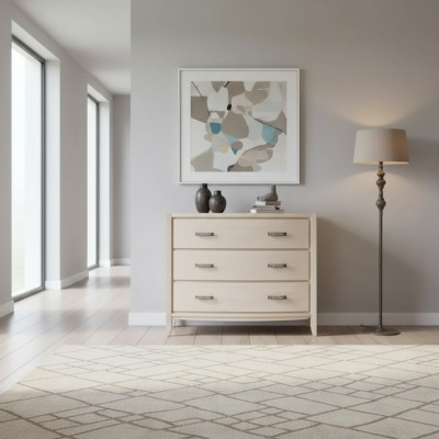 Comò design soggiorno beige stile moderno Comodini eleganti nuovi