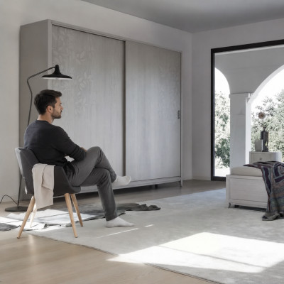 Camera da letto Armadio Materiale Legno Armadio grigio Moderno nuovo