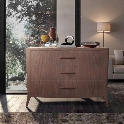 Comò Soggiorno Mobili in Legno Italia Credenza Comodini marroni Armadio
