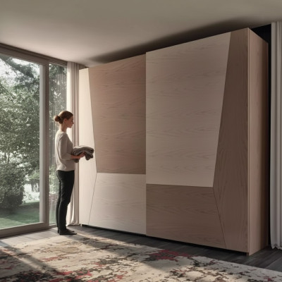 Armadio marrone camera da letto Materiale Legno Armadio di lusso Moderno