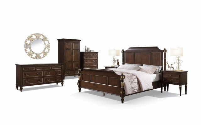Letto 2x comodino cassettiera set di mobili per camera da letto completo 4 pezzi nuovo