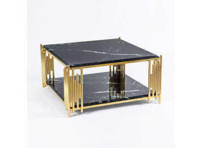Tavolino da salotto mobile da soggiorno Tavolo di lusso Tavolino nero Design