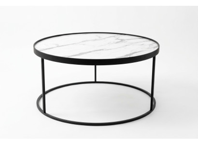 Tavolino da salotto, mobili da soggiorno di lusso, tavolo nero, tavolino da salotto design