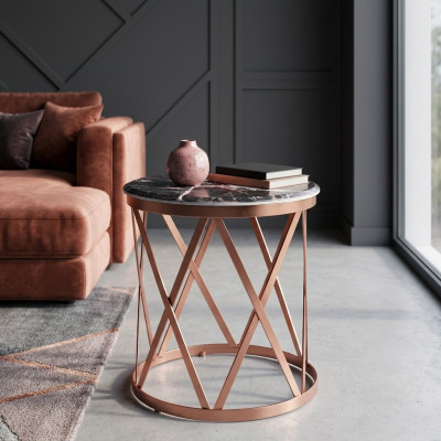 Soggiorno Tavolino di lusso Mobili di lusso Tavolo marrone Design nuovo