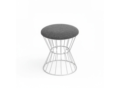 Pouf Poggiapiedi Cubo Mobili di lusso Design Stile Lounge Club Tessuto